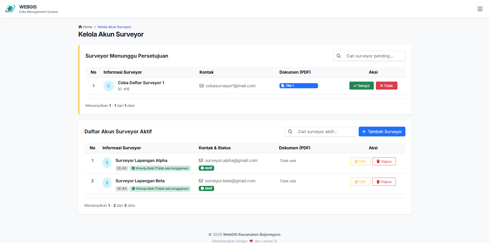 WebGIS Kecamatan Bojonegoro 15