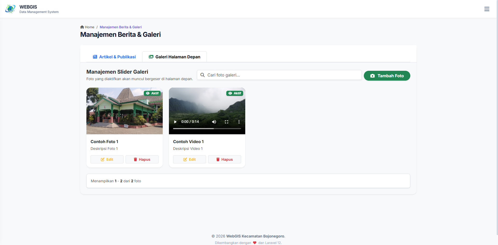 WebGIS Kecamatan Bojonegoro 17