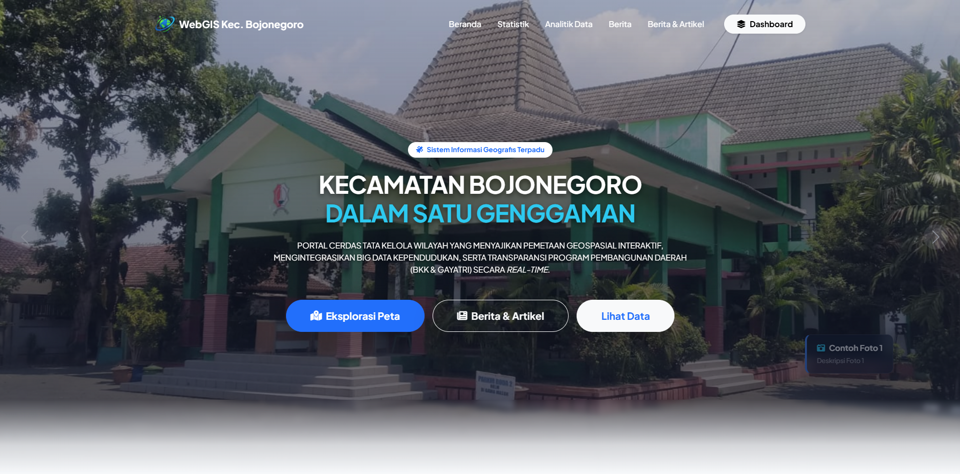 WebGIS Kecamatan Bojonegoro 2