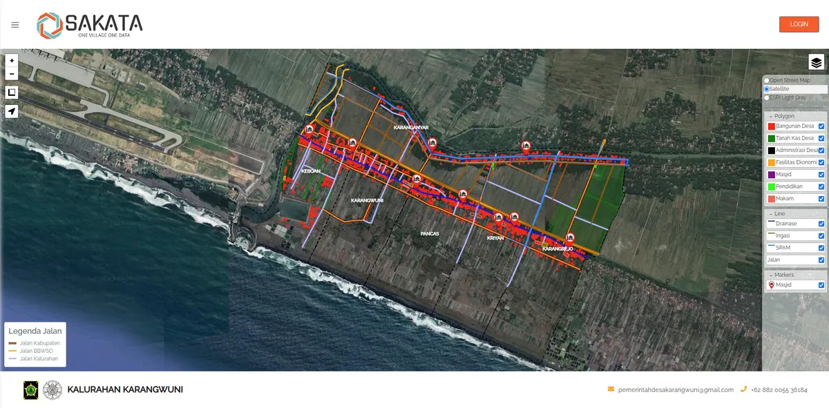 Digitalization of Karangwuni Village asset data for governance transparency.