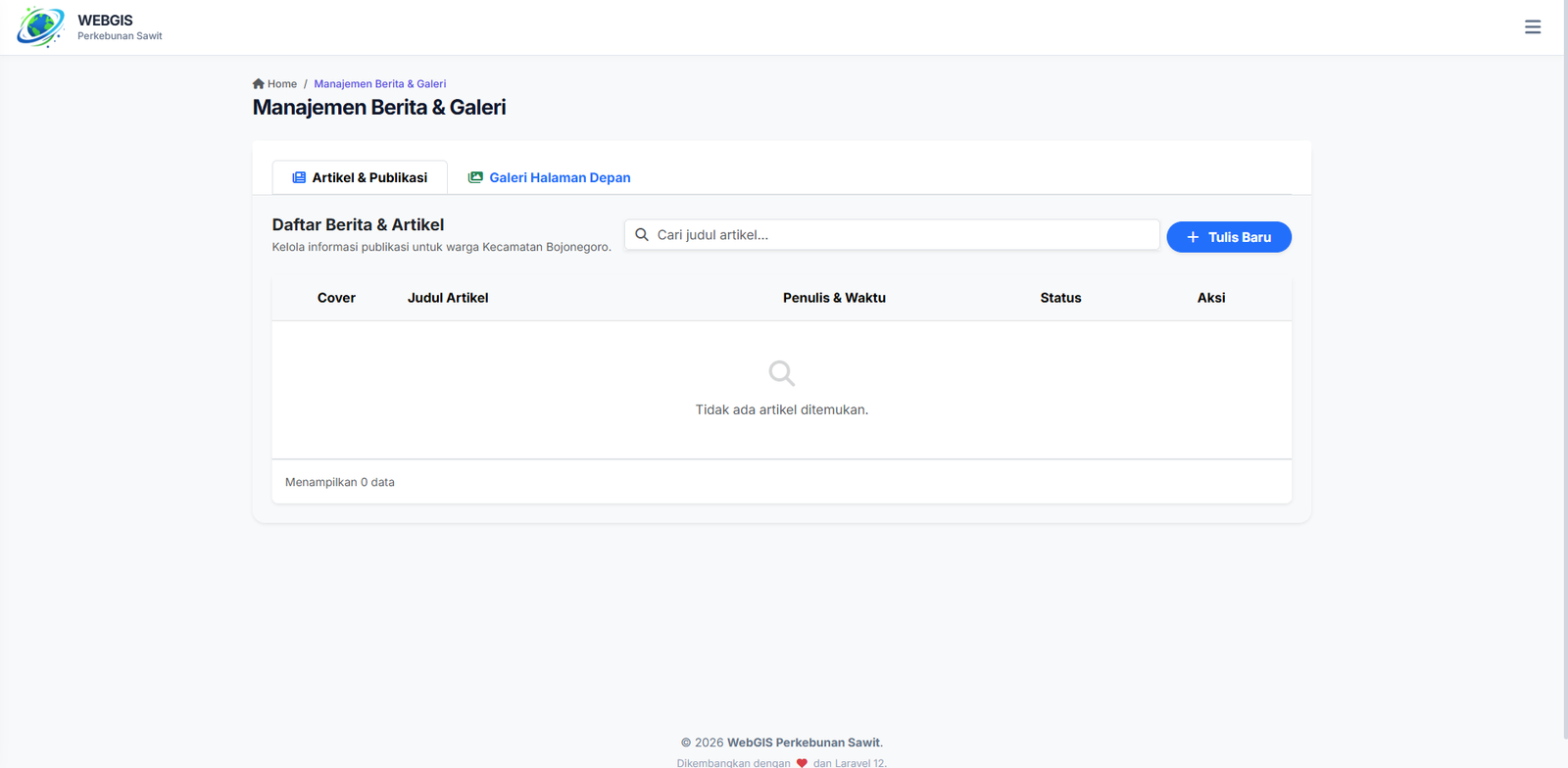 CMS Landing Page